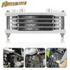For 50 125 140cc Motorcycle Oil Cooler Oil Radiator Kit for Honda Yamaha ATV UTV DirtBike Moped Scooter Engine Cooling Modified