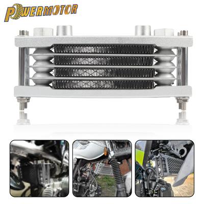 For 50 125 140cc Motorcycle Oil Cooler Oil Radiator Kit for Honda Yamaha ATV UTV DirtBike Moped Scooter Engine Cooling Modified