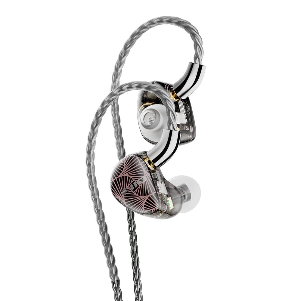FIIO FX15 hybrid 6-driver in-ear monitors.