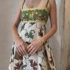 2024 Léto Sexy Dámské Malované Potisk Rozšířené Letní Šaty
