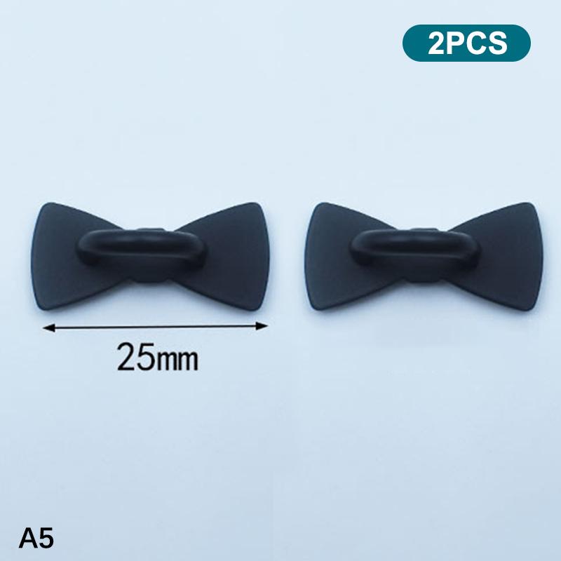 2Pcs Adhesive Metal Phone Charm Holder Smooth Edge Sticky Pendant Hook Finger Ring Grip for  Android Phone Case