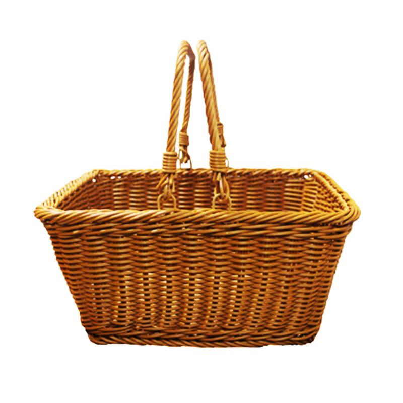 Gongziyu Wicker Picnic & Shopping Basket