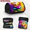 1pc Large Capacity Humorous Cat Pencil Case Suitable for Schools, Offices & Travel - Double Layer Flip Design with Zipper Closure, Cute Cat-Themed for