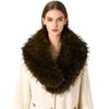 Soft Collar Winter Scarf Warm Plush Shawl For Women Men Lightweight Polyester Cold Weather Accessory