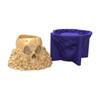 3D Skull Shape Pen Holder Flower Pot Silicone Molds Epoxy Resin Mold DIY Crafts Plaster Mold Dried Flower Resin Decor