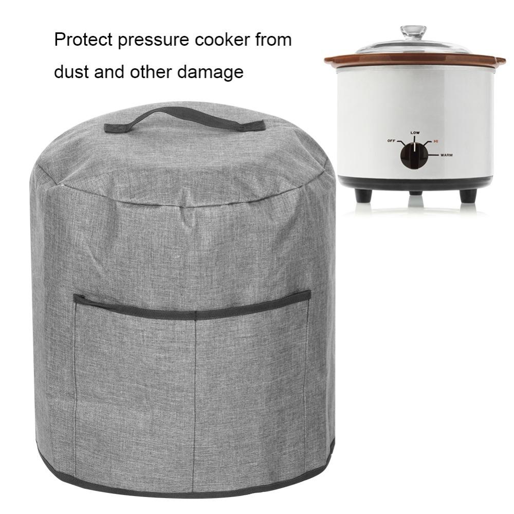 with Pocket Dust Cover Round Shape Cooker Cover Durable Appliance Cover  Dust Proof