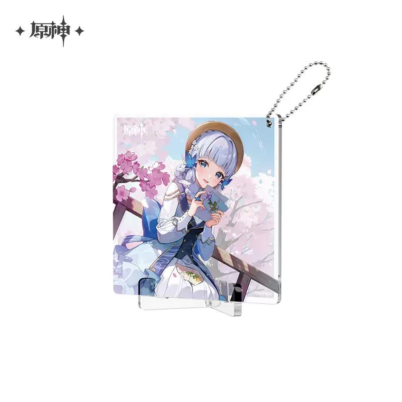 Sunsyea Genshin Impact Official Merch miHoYo Original Birthday Series Coaster Keychain Stand Kazuha Eula Ayaka Albedo