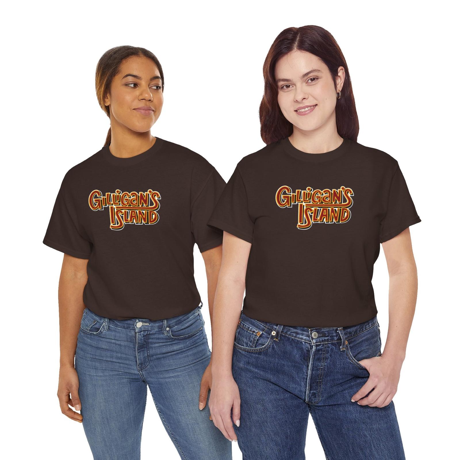GILLIGANS ISLAND Logo Unisex Heavy Cotton Tee 12 Colors S