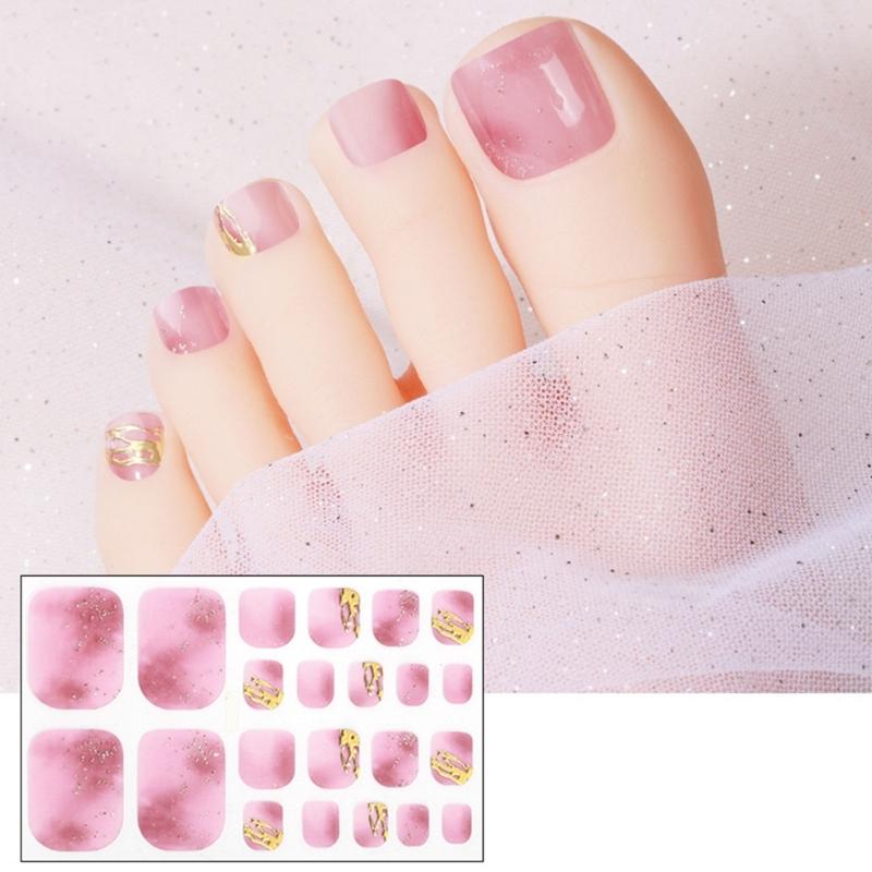 Полоски лака для ногтей, клейкие наклейки для ногтей, водостойкие наклейки для дизайна ногтей, 3D стразы, наклейки для ногтей для женщин