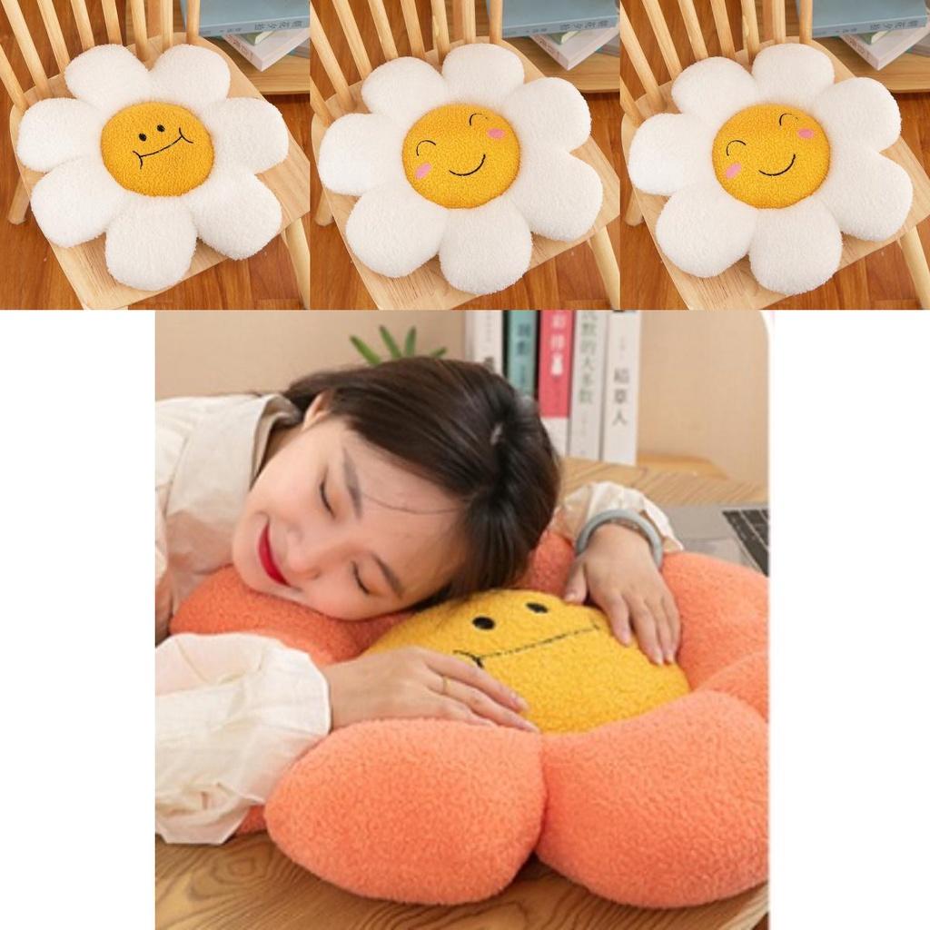 Kreatives Blumenkissen für lange Sitzstunden Ins Style Bürostuhlauflage