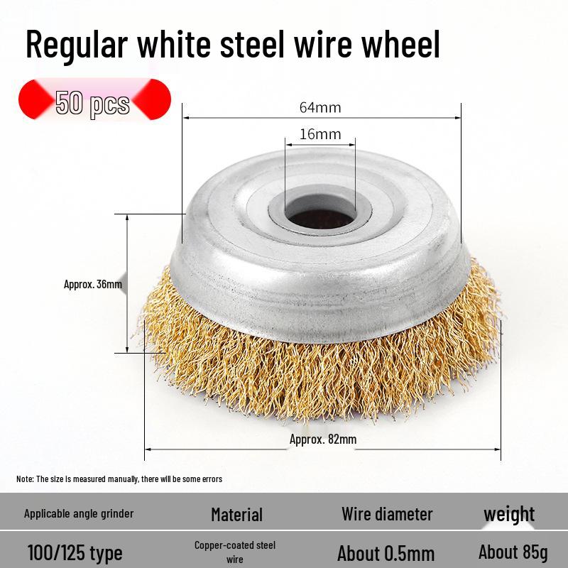Rust Removal Steel Wire Brush Head for Angle Grinder