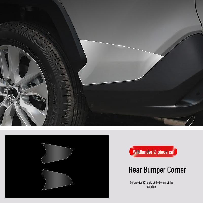 Toyota Venza Dörrhörn TPU Reptålig Film - Skydd för Fram- och Bakre Triangel.