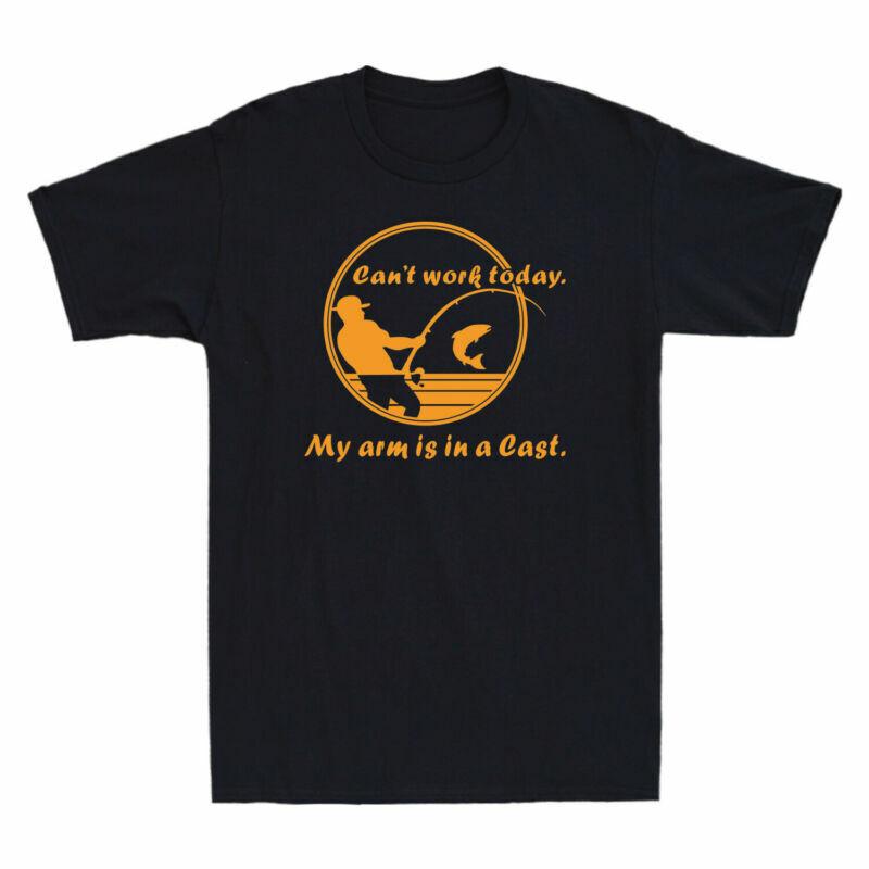 Retro Funny Fishing I A Is Cant Arm Unisexs In Today Cast Tshirt My Work Graphic S
