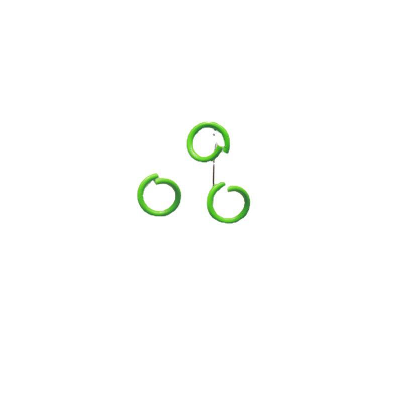 Metal Painted 1.2×8mm Open Jump Rings for DIY Jewelry Crafting | Single Loop C Rings Jewelry Material