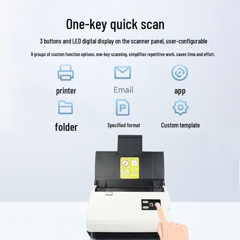 Hanvon HW-3125G High-Speed Duplex Document Scanner CN plug (adapter included)