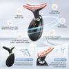Neck and Face Vibrating Light Therapy Beauty Massager