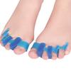 1Pair Four Hole Toe Separator Bunion Hallux Valgus Orthosis Gel Thumb Corrector Toe Straightener Toe Spreader Foot Protector