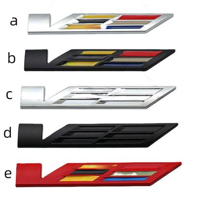 Nouveau pour CTS SRX STS V emblème 3D métal coffre arrière Badge autocollant autocollant