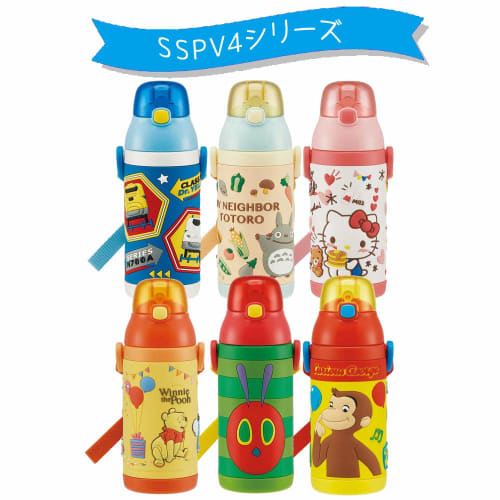 Skater Replacement Cap Unit Children's Straw Water Bottle Parts Blue Straw Sold Separately for SSPV4 P-SSPV4-CU