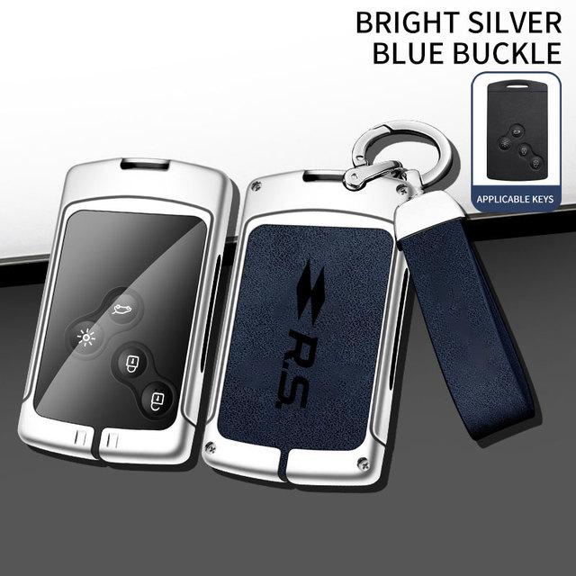 

Чехол для автомобильного ключа из цинкового сплава для Renault Duster Captur Clio Logan Megane 1 2 3 Koleos Scenic для Renault RS брелок для ключей