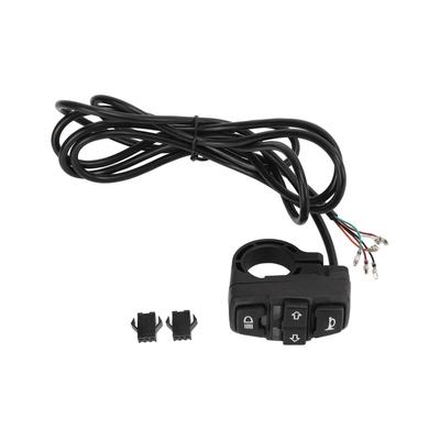 3 in 1 E-Bike Licht- und Hupenschalter Verschleißfester Elektrorad Blinker Schalter 36V