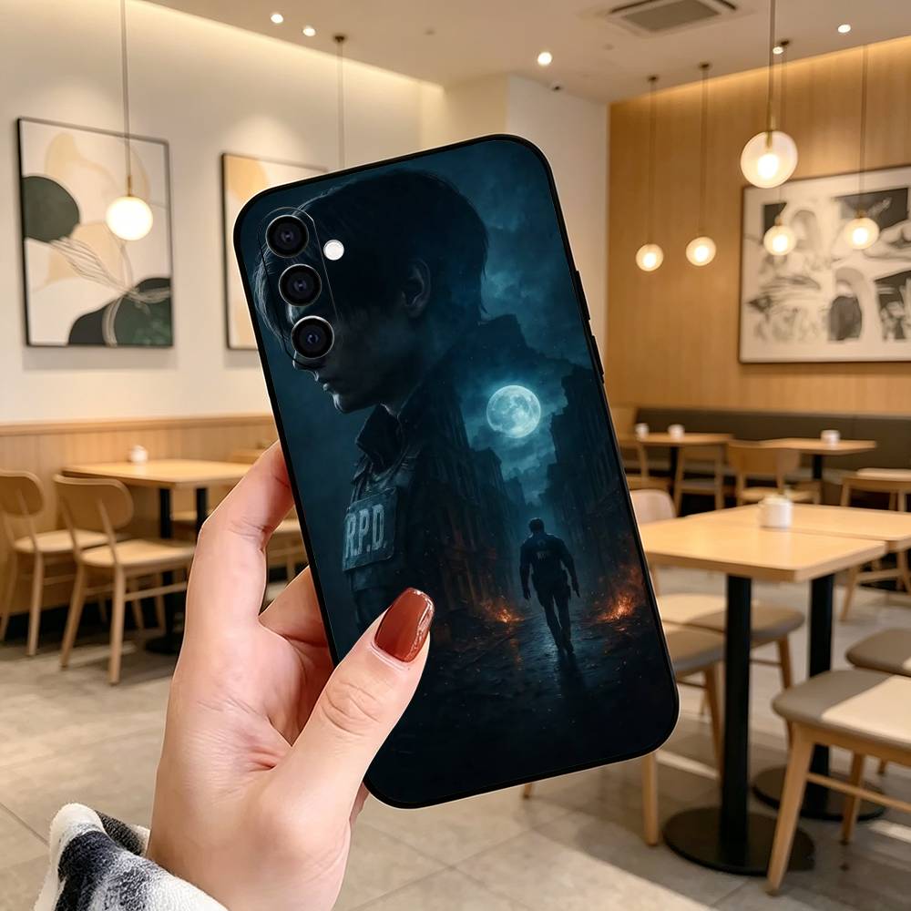 L-Leon K-Kennedy Resident E-Evil  Phone Case For Samsung Galaxy A73,A72,A71,A70,A53,A52,A51,Others Soft Black Cover