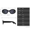 Vintage Small Oval Sunglasses Women Luxury Brand Designer Black Female Sun Glasses Shades Classic Gafas De Sol Mujer Oculos