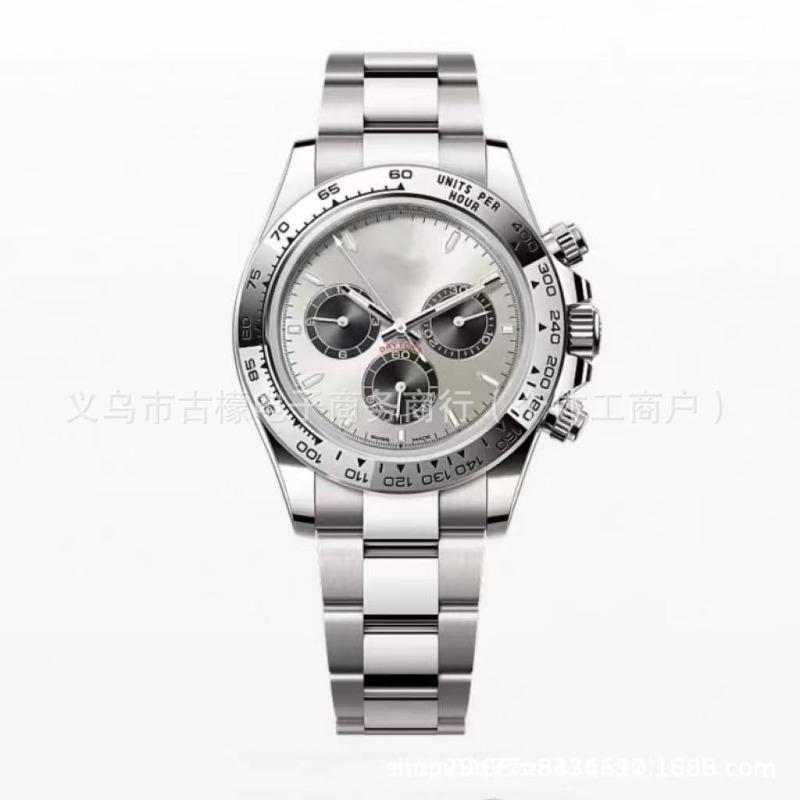 שעון קוורץ Laojia Daytona שלוש עיניים שש מחוגים רצועת פלדה עדינה סרט דבק מוצרי שעון