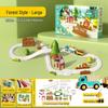 Forest Train Track Adventure Set: Educational Puzzle & Construction Vehicles for Ages 3-6