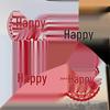 Double Happiness Window Cling Sticker for Wedding Room and Car Decoration