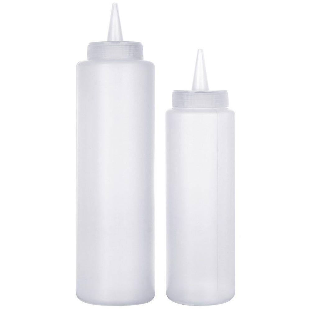 2x Container, Sauce Bottle, Dispenser, Sauce Dispenser, Decorating Icing