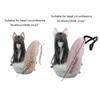 Lolita Fox Tail with Snap Buckle and Plush Furry Headband Cosplay Carnival Party Christmas Gift Halloween Costume