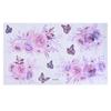 Art Decals Wall Stickers Kitchen Living Room Shop Bedroom 1 Set Of Butterfly Decor Decoration Flower PVC Purple