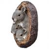 Resin Squirrel Garden Statue Tree Hole Statues Gift Outdoor Courtyard Coffee Shop Ornaments Sculpture Art Decoration