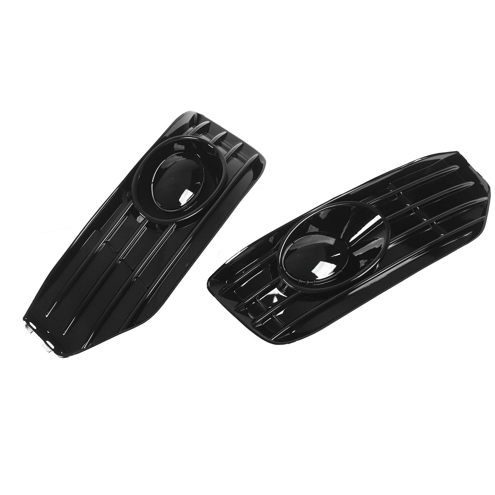2 PCS Cache antibrouillard Noir Brillant Haute Résistance pour T5 SPORTLINE 2010‑2015