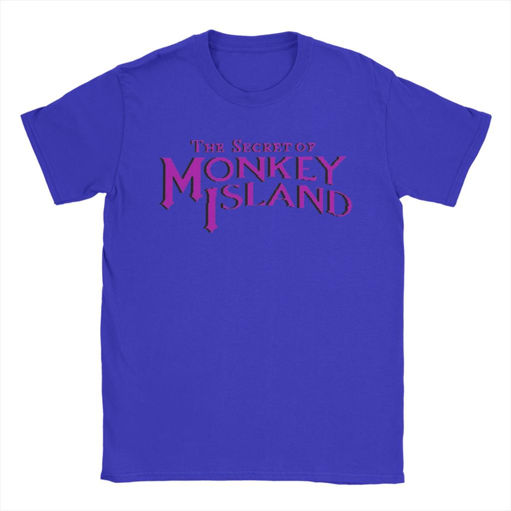 Monkey Island O Segredo de Monkey Island Camiseta com Estampa Gráfica do Logotipo Original para Homens Mulheres Algodão Camiseta Roupas