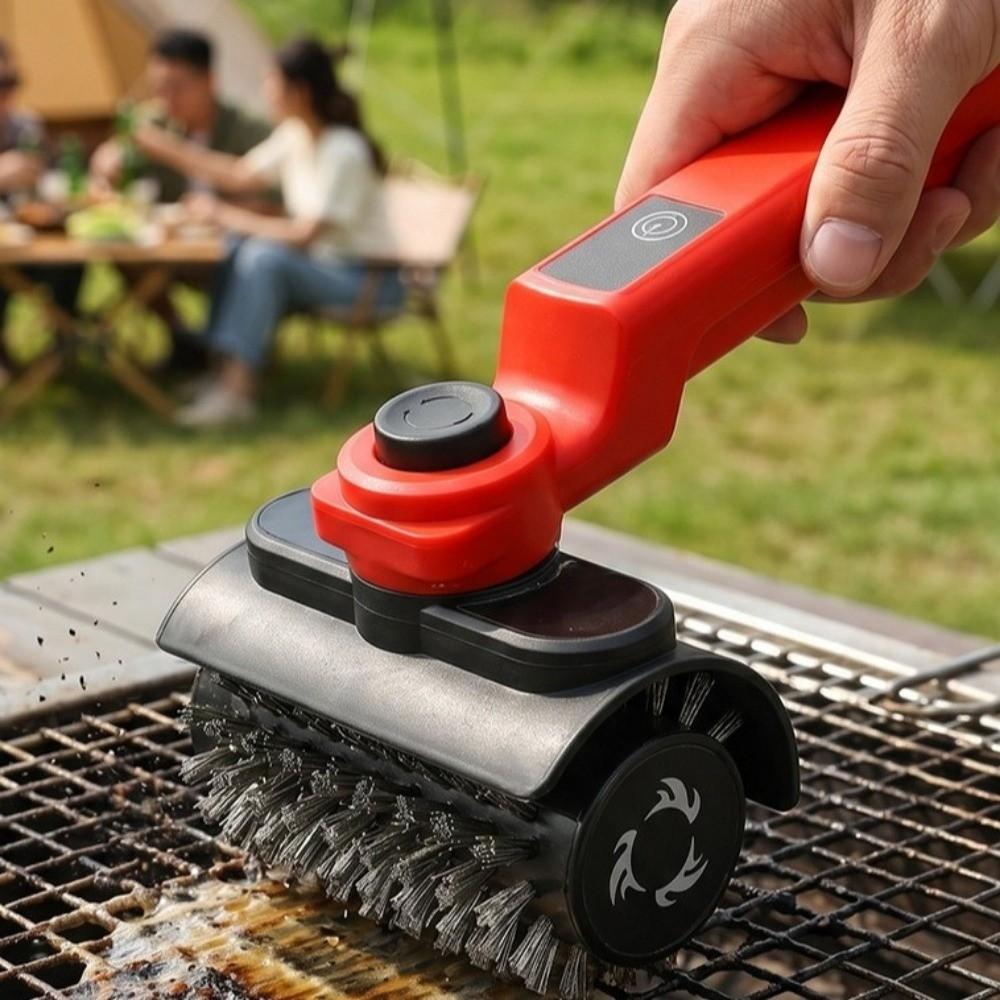 Portable Wireless Electric Barbecue Brush Handheld Grill Wire Cleaning Brush  BBQ Grates