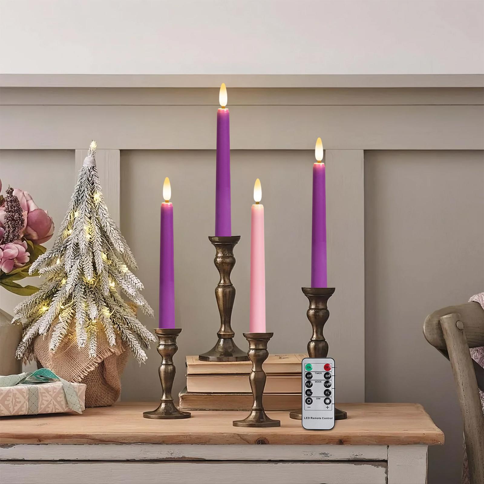 

Свечи-слезы, Свечи с подтеками, Ароматизированные черные конусные подсвечники Soundvalue, Набор капающих свечей для готической вечеринки на Хэллоуин One Size фиолетовый