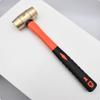 Brass Hammer Ergonomic Tool Heavy Duty for Workbench, Jewelers