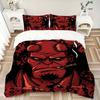3pcs bedding set Hellboy, Demon Includes 1 Comforter + 2 Pillowcases, Without Pillow Inserts, Soft Comfortable, Lightweight Breathable, Prin