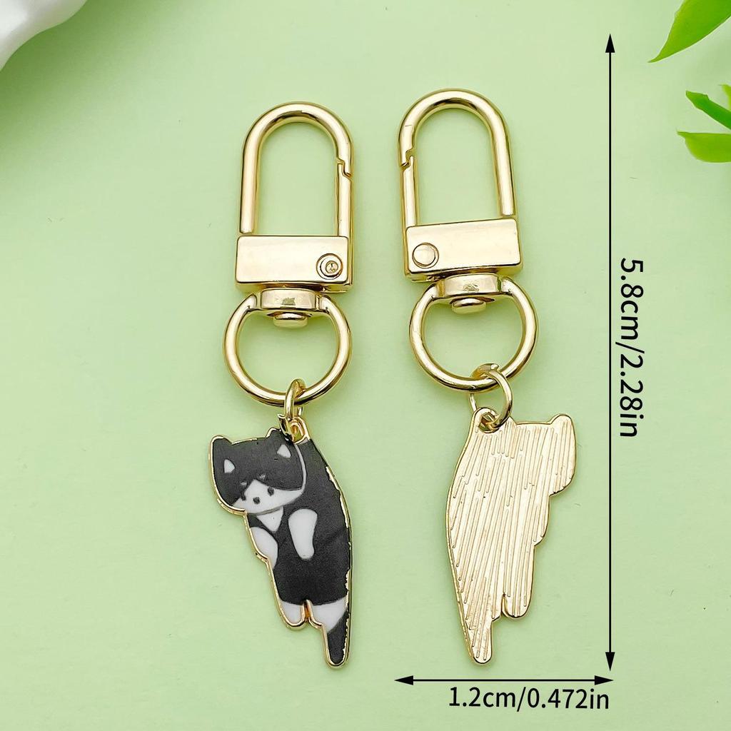 Sailor Moon Luna Cat Keychain - Cute Cartoon Pendant for Bags and Backpacks