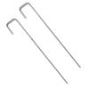 Set of 2 Steel Table Tennis Net J Clip Replacement Accessories for Sports Net Clips Offering Stable Net Attachment and Easy Swap