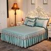 Kesha European Bedspread Cover Single-piece Bed Skirt Three-piece Set Padded Thickened Simmons Protective Cover 1.5m 1.8m Dream Field