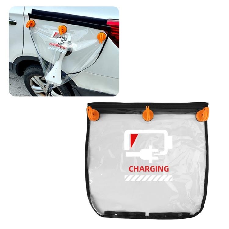 Electric Car Charging Interface Rain Cover Suction Cup Fixed Weatherproof Electric Car Charging Port Protection Cover