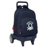 School Rucksack with Wheels Together Navy Blue 33 X 45 X 22 Cm