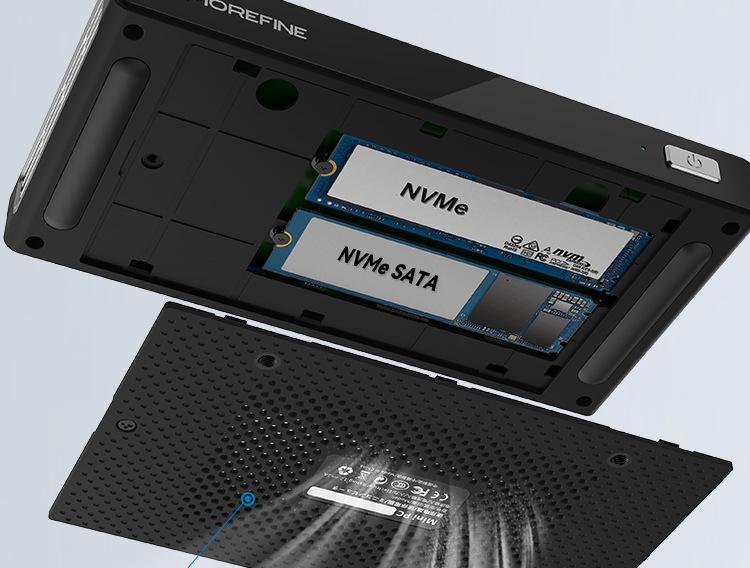 Mofang 12th Gen N150 Mini PC - Win11, Office Home, N100, Gaming, 4K, Portable, Compact.