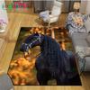 Fashion 3D Beautiful Horse Printed  Carpets Living Room Anti-Skid Area Rug Kids Bedroom Mats Yoga Mat Large Carpet Decor