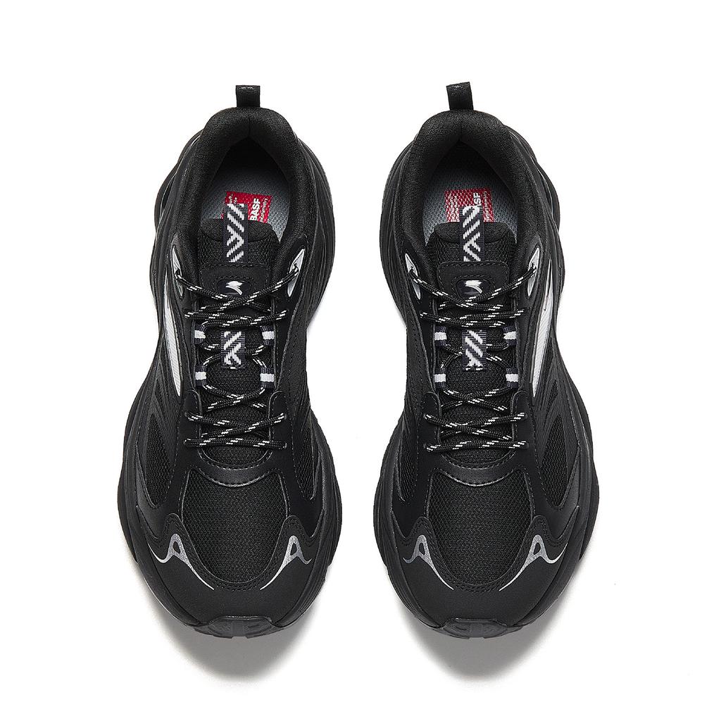 Anta Cushioning, Wear Resistant Casual Shoes Men's Black/Silver 912618802-5