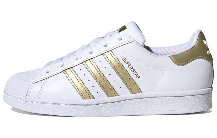 Superstar Wmns Adidas Originals  White Gold Metallic  Women s FX7483 38
