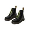 Dr. Martens 1460 Bottines Mode Cuir Lisse Color Block Unisexes Charbon-Noir 26917001